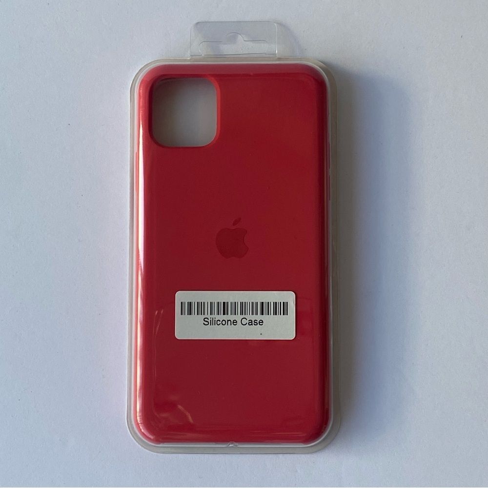 Apple iPhone 11 Pro Max Case Silicone Pink Raspberry